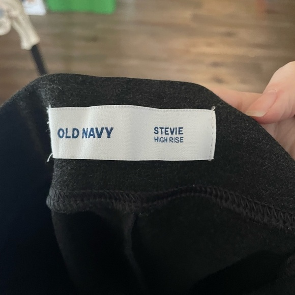 High-Rise Ponte-Knit Stevie Pants In Heather Gray Size Medium - Picture 9 of 9